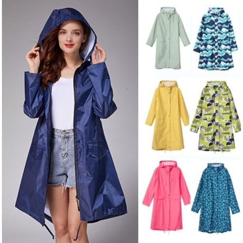 Raincoat Women Men Waterproof Windproof Hooded Light Rain Coat Poncho Jacket Cloak Female Chubasqueros Mujer