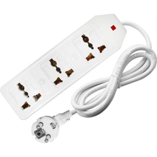 New Travel Adapter Eu Us Au Uk Plug Socket Universal Ac Outlet Power Strip Multi-fonction Extension Cord Cable 0.5/1.5/2/5/10M