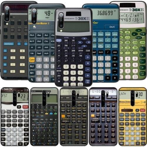 GX195 Retro Peculiar Calculator Case for Xiaomi Note 10 8Lite CC9 9 9T 10T A1 A2 A3 5X 6X F1 Poco F2 X3 NFC M3 Pro Lite