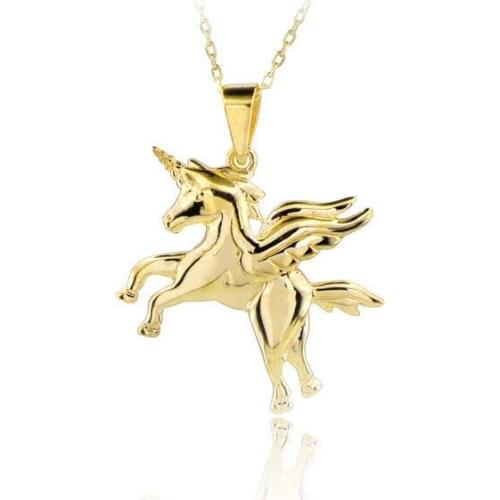 Unicorn Necklace 925 Sterling Silver