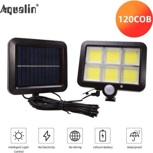 120COB Solar Light Outdoors Street Lighting sun PIR Motion Sensor Wall Sconce Modern Lamp Garden Decoration outdoor SY40002