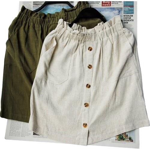 ZHUNUAN High Waist Skirts For Women