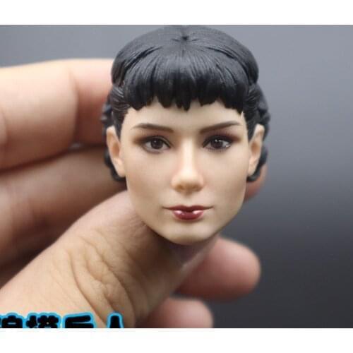 1/6 Roman Holiday Female Head Sculpture High Quality Model In Stock