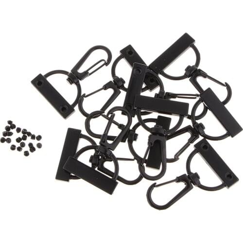 10Pcs 25mm Metal Heavy Handbag Leather Bag Strap Belt Ring Buckle Clasps