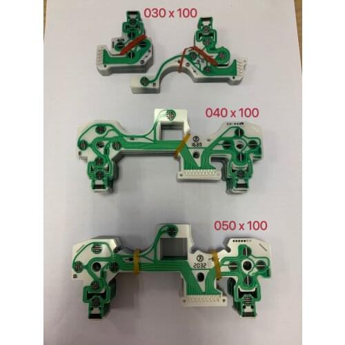 300pcs=100pcs 030 + 100pcs 040 + 100pcs 050 original for ps4 game pad controller joystick button conductive film ribbon flex