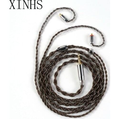 4 CORE4 Core Silver-plated copper Upgrade Cable With 3.5/2.5/4.4mm Gold-plated Plug Upgrade Earphone Cable For T2\T4\BQ3\S2\BL03