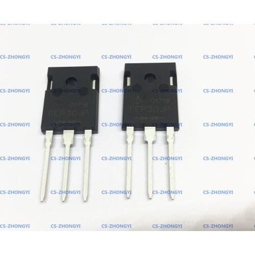 5PCS FEP30JP fast recovery diode 30A600V inline TO247AD package -40NS