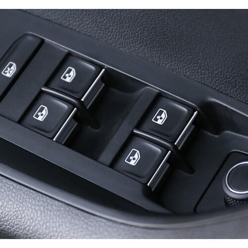 7pcs for SKODA KODIAQ KAROQ superb Window lifting key Decorative sticker