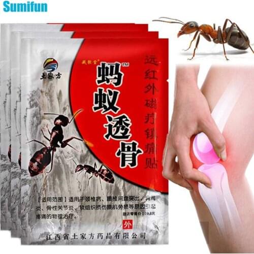 8Pcs Medical Ants Pain Relief Plaster Orthopedic Heat Patches For Back Knee Arthritis Joints Muscle Rub Pain Relief Sticker