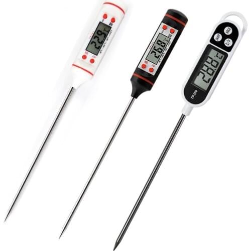 TP300 LCD Digital Meat Thermometer Cooking Food Kitchen BBQ Probe Water Milk Oil Liquid Temperature Sensor Gauge Meter