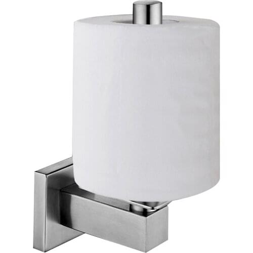 Stainless Steel Toilet Paper Holder Wall Mounted Tissue Rack Home Bathroom Supplies