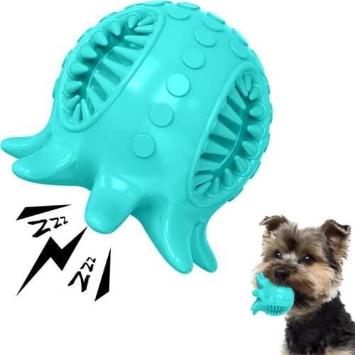 Dog toy Spherical Tooth Cleaning Octopus Shape Chewing Sound Toy Small And Medium-Sized Dog Interactive Cleaning Toothbrush