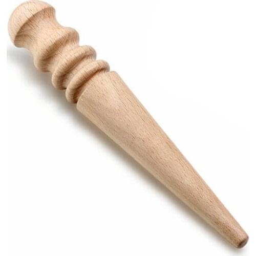 Leather Polishing Tool Craft New DIY Tool Edge Slicker Round Wood Trimming Polished Round Sticks Grinding -50