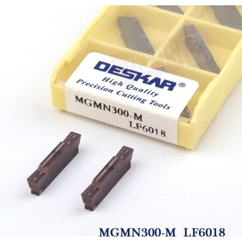10PCS Carbide Insert MGMN200-G 300-M 300-T 300-H 400-M 400-T 500-M LF6018 CNC Lathe Grooving Turning Tool for Stainless steel