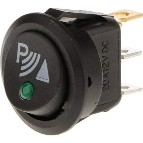 NEW-Round 3 Pin Rocker / Parking Off Switch Front Rear Walking Sensor