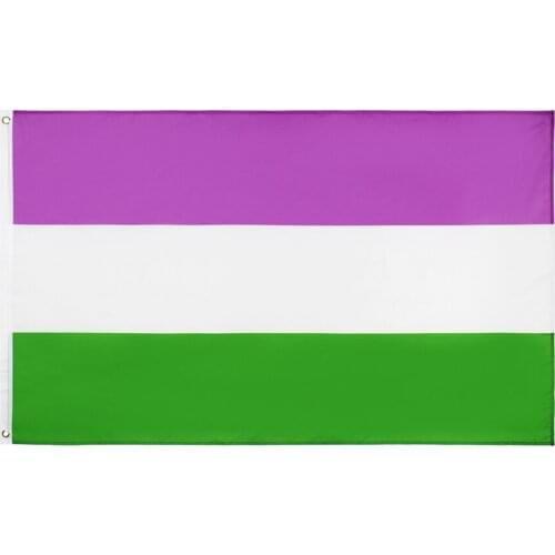 PODIUM 90x150cm Genderqueer Flag For Decoration