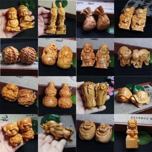 Taihang Yabai Carving Pendant Necklace pendant Keychain Handheld Handheld Handmade Wooden Crafts ornaments ornaments playing