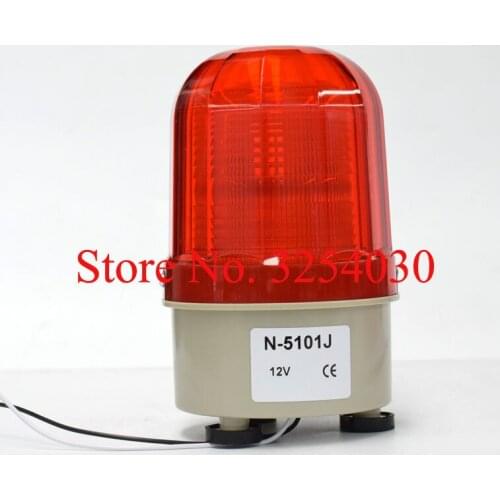 Supply Domestic Red DC 12V Magnetic Mounting Type Electric Forklift Warning Light N-5101J with Alarm Voice DC 12V Alarm Light