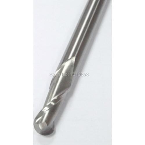 R5X10X22X110 High speed steel Ball nose HSS end mill straight shank milling cutter for machine