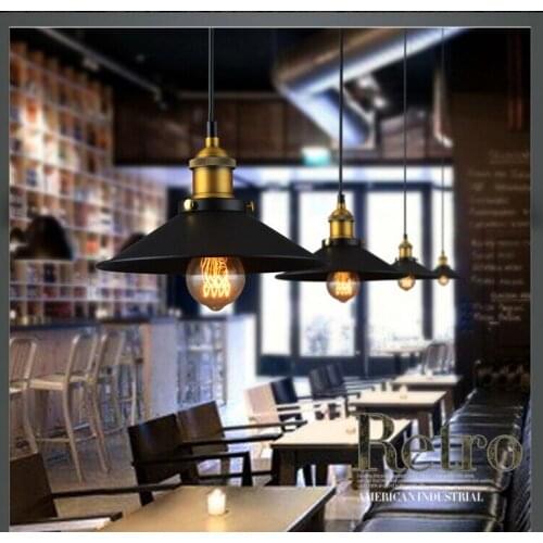 Nordic retro industrial chandelier LED lamps living room dining room chandeliers E27 led lustre light chandelier