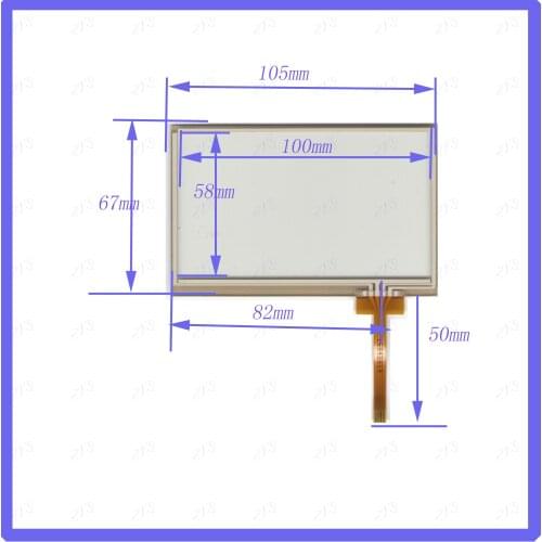 ZhiYuSun DYMO KDT-3316 Compatible 4.3inch touch panel for Car DVD, 105*67MM GPS Navigator screen glass this is compatible