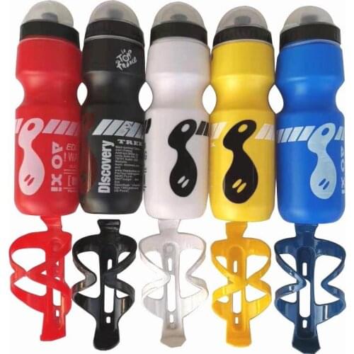 MTB The 750 Sports Kettle Depends on Mountain Bike With Dust-Proof Cover PC Plastic Bottle and Kettle Rack Supplies