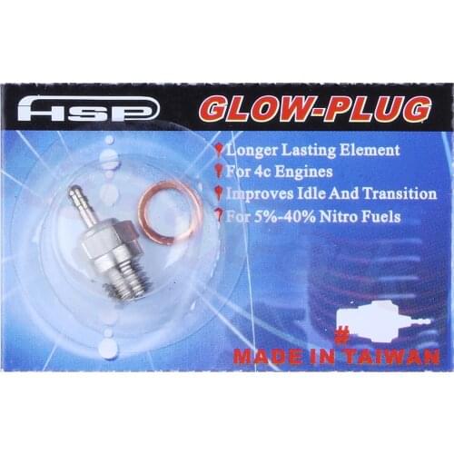 2pcs N3 N4 Glow Plug #3 #4 Spark Hot VX SH Nitro Engine Parts RC HSP 70117 For RC Nitro Car Redcat Himoto Hpi OS