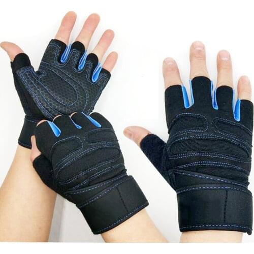 Tactical Sports Fitness Weight Lifting Gym Gloves Training Fitness Bodybuilding Workout Wrist Wrap Exercise Glove for Men Women