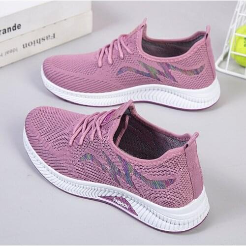 2021 Summer Women Shoes Mesh Light Breathable Women Sneakers Flats Casual Female Trainers Walking Shoes Zapatillas Mujer Shoes