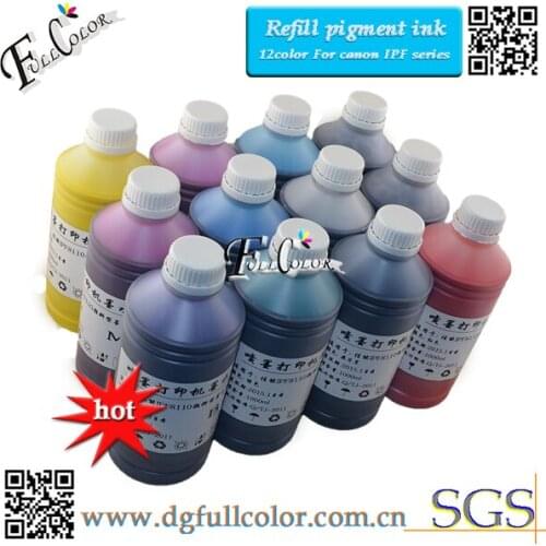 12color pigment ink for Canon IPF8300 8310 IPF8400 IPF8410 wide format printer ink