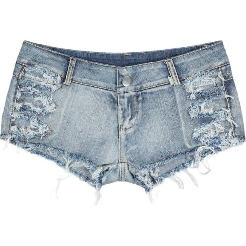2021 Summer New Sexy Low Waist Jeans Denim Shorts