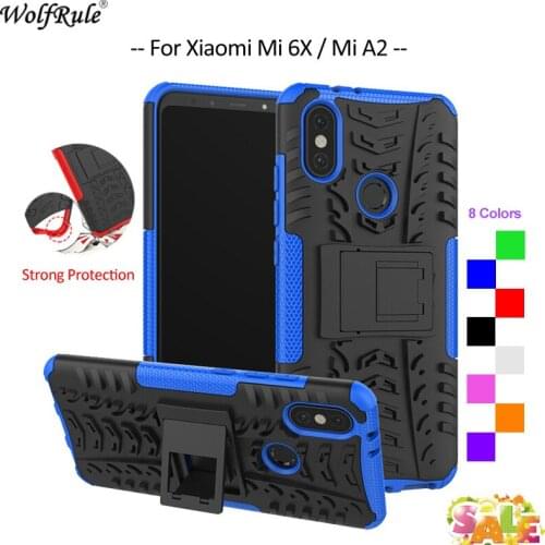 For Cover Xiaomi Mi 6X Case Xiaomi Mi A2 TPU & PC Armor Bumper Housings Protective Phone Case For Xiaomi Mi 6X Mi6X Cover 5.99