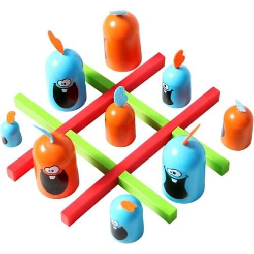 Kids Gobblet Gobblers Chess Board Game Line Up Toy Family Parent-Child Party Play Toys Children Adults Strategy Game Toys Gifts