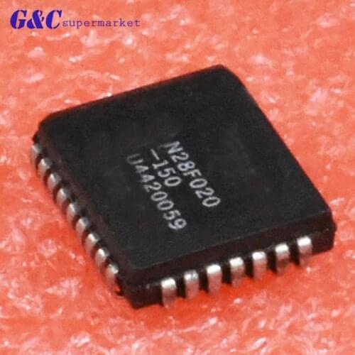 1/5PCS N28F020-150 PLCC 28F020 2048K (256K X 8) CMOS FLASH MEMORY 32PINS diy electronics