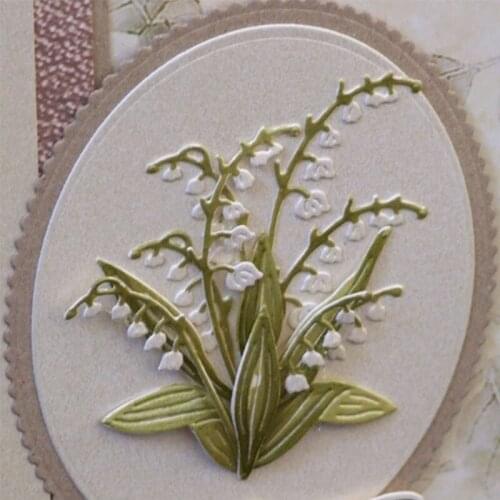 Lili Of The Valley Metal Cutting Die Embossing Decoration Card Album Photo Making Handmade Scrapbooking Template