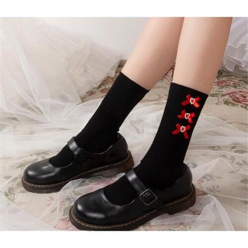 Princess ribbon Bows Cute women Socks Lolita JK cosplay Sweet Socks B715