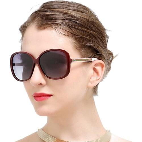 Fashion Classic Womens Large Frame UV Protection Polarized Sunglasses 3157