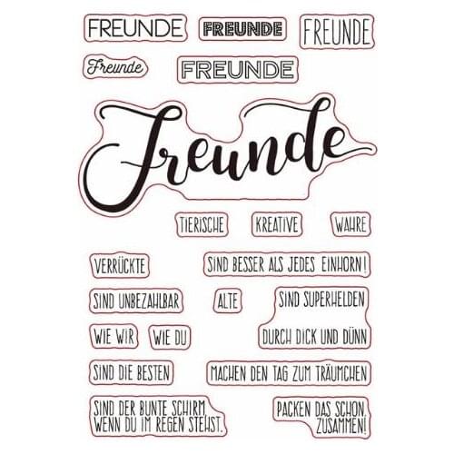 German Transparent Clear Silicone Stamp/Seal for DIY scrapbooking/photo album Decorative clear stamp A550