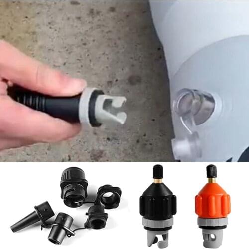 New Pump Adaptor Air Valve Adapter For Standup Surf Paddle Board Canoe Kayak Dinghy Inflatable Boat Accessory