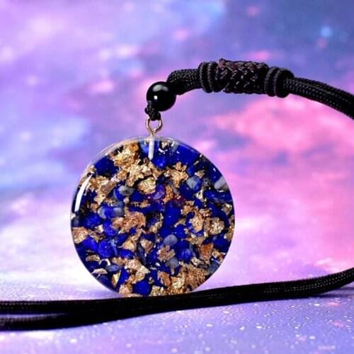 New Style Orgonite Natural Crystal Seven Chakra Pendant Necklace Jewelry Gifts For Women Men Children Party Decoration Supplies