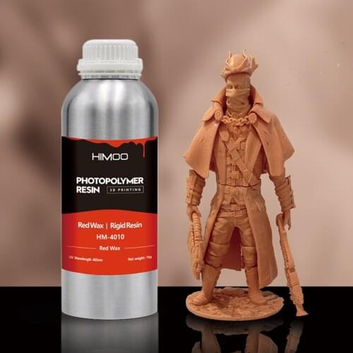 Himoo Red Wax Stand High Precision for Resin 3D Printer Shadow Sparkmaker Nova3D LONGER Qidi Industrial Dental 3D Printer Resin