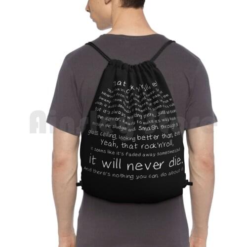 Brit Awards Speech Backpack Drawstring Bag Riding Climbing Gym Bag Arctic Mardy Monkey Alex Music Artic Turner Tlsp Song