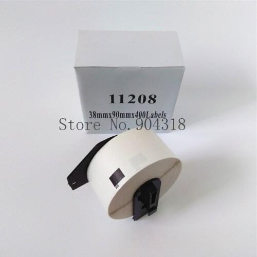 90 x Rolls Brother DK 11208 DK-11208 DK11208 DK1208 Compatible Labels 38mm x 90mm 1-1/2'' x 3-1/2'' QL 570 580 700 720 1050 1060