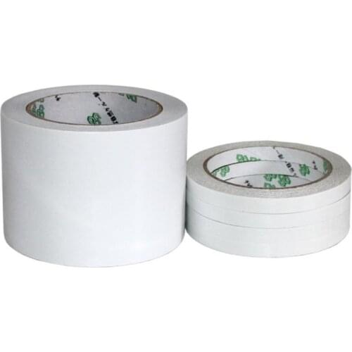 12M White Super Strong Paste Double Sided Tape Self Adhesive Glue Paper Office Stationery Scrapbooking Masking Ultra-thin Tape