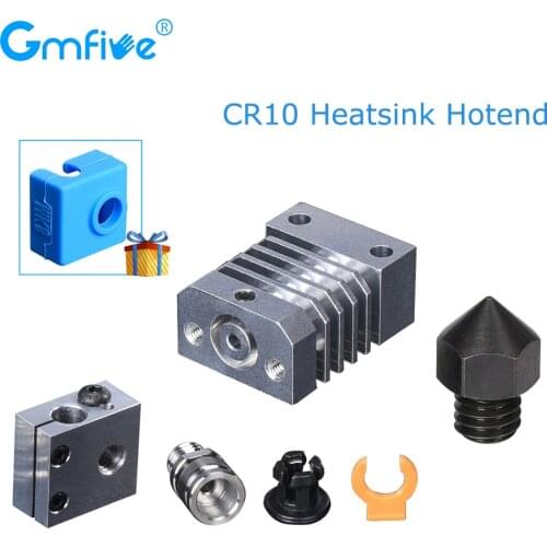 GmFive CR10 Hotend All Metal For CR-10 Ender3 Printers MK8 Nozzle Micro Swiss CR10 Hotend Extruder Titanium 3D Printer Parts