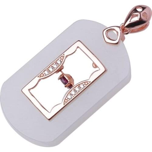 KJJEAXCMY Fine Jewelry S925 Sterling Silver Jewelry Accessories Wholesale Fashion Lady Hetian Jade Sheep Fat Pendant