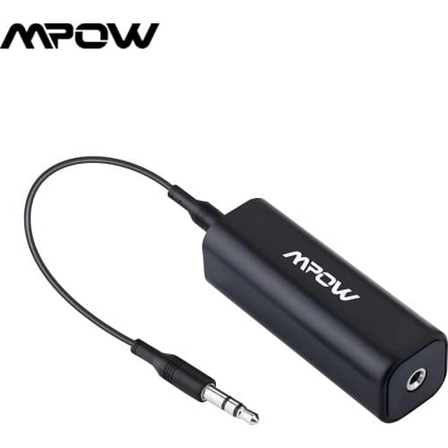 Mpow MA1 Ground Loop Isolator to Eliminate Buzzing Noise Noise Isolator with 3.5mm Audio Cable for Car Audio Home Stereo System