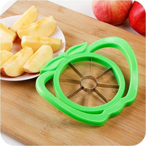 1/2pcs Kitchen Assist Stainless Apple Slicer Cutter Pear Fruit Divider Tool Comfort Handle Kitchen Accessories Kitchen Tools Cut