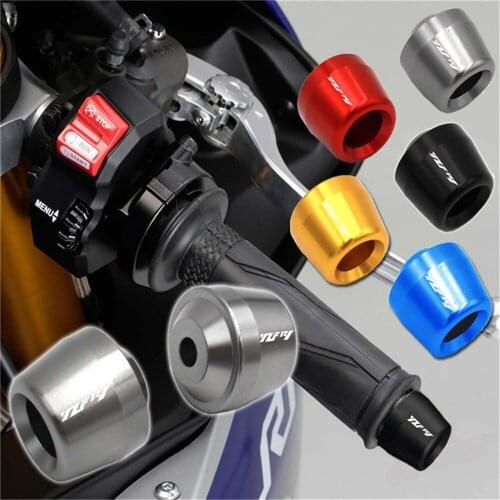 【1 Pair】Motorcycle Accessories CNC Handlebar Grips Bar Ends Cap Slide For YAMAHA YZF R1 R1M R1S 2015-2019