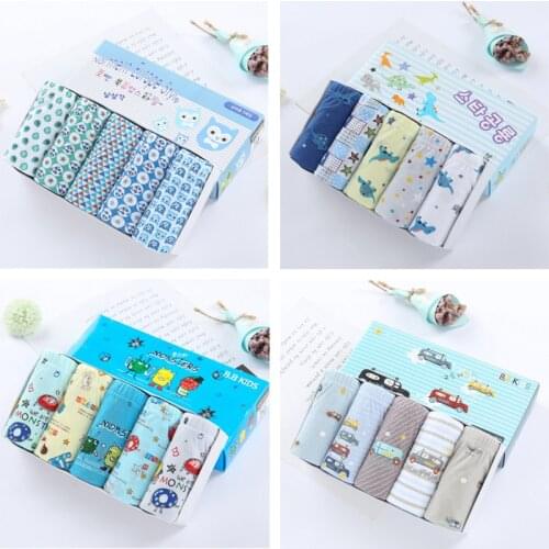 2 Pcs/Lot Cartoon Children Underwear Cotton Kids Underwear Breathable Soft Boys Briefs Boxers 2-14 Years Old Girls Panties